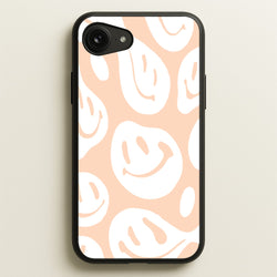 Trippn Smiley - Orange  - Abstract Patterns Phone Case for iPhone 16e
