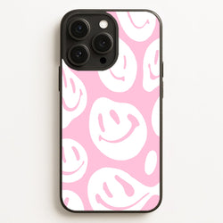 Trippn Smiley - Pink  - Abstract Patterns Phone Case for iPhone 16 Pro Max