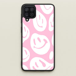 Trippn Smiley - Pink  - Abstract Patterns Phone Case for Galaxy A12