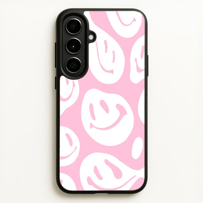Trippn Smiley - Pink  - Abstract Patterns Phone Case for Galaxy A56