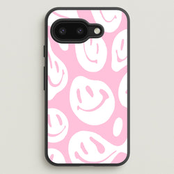 Trippn Smiley - Pink  - Abstract Patterns Phone Case for Google Pixel 9a