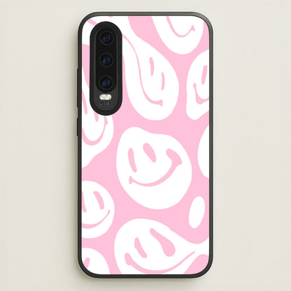 Trippn Smiley - Pink  - Abstract Patterns Phone Case for Huawei P30