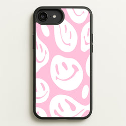 Trippn Smiley - Pink  - Abstract Patterns Phone Case for iPhone 6 Plus / 7 Plus / 8 Plus