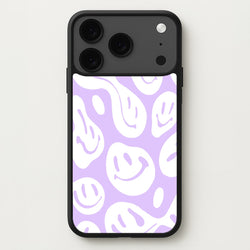 Trippn Smiley - Purple Phone Case for iPhone 17 Pro