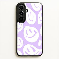 Trippn Smiley - Purple  - Abstract Patterns Phone Case for Galaxy A56