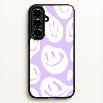 Trippn Smiley - Purple  - Abstract Patterns Phone Case for Galaxy A56
