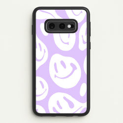 Trippn Smiley - Purple  - Abstract Patterns Phone Case for Galaxy S10e