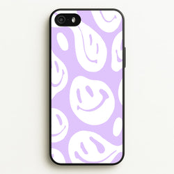 Trippn Smiley - Purple  - Abstract Patterns Phone Case for iPhone 5 / 5s / SE 2016