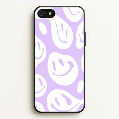 Trippn Smiley - Purple  - Abstract Patterns Phone Case for iPhone 5 / 5s / SE 2016