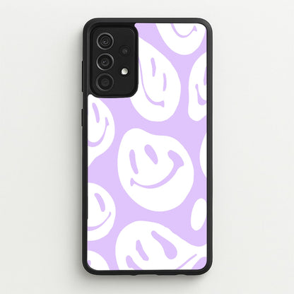 Trippn Smiley - Purple  - Abstract Patterns Phone Case for Galaxy A52 / A52s