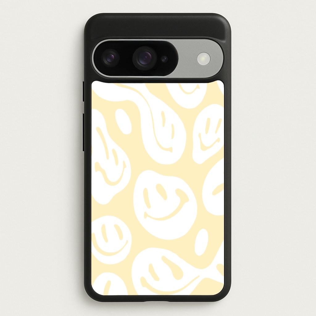 Trippn Smiley - Yellow Phone Case for Google Pixel 10 / 10 Pro