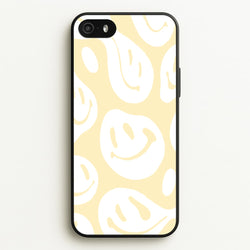 Trippn Smiley - Yellow  - Abstract Patterns Phone Case for iPhone 5 / 5s / SE 2016