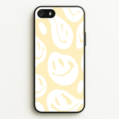 Trippn Smiley - Yellow  - Abstract Patterns Phone Case for iPhone 5 / 5s / SE 2016