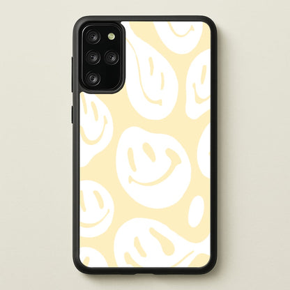 Trippn Smiley - Yellow  - Abstract Patterns Phone Case for Galaxy S20 Plus