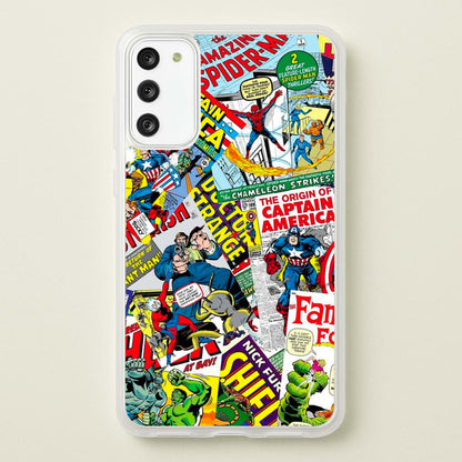 Superhero Comic Comics Pattern  -  Phone Case for Galaxy S20