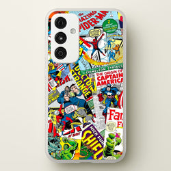 Superhero Comic Comics Pattern  -  Phone Case for Galaxy A55