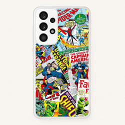 Superhero Comic Comics Pattern  -  Phone Case for Galaxy A33