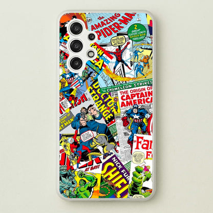 Superhero Comic Comics Pattern  -  Phone Case for Galaxy A13