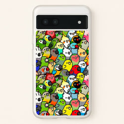 Everybirdy Pattern  -  Phone Case for Google Pixel 6a