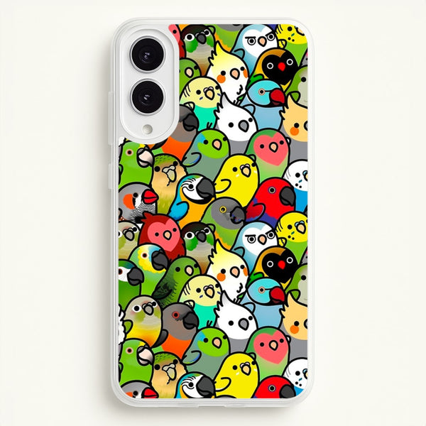 Everybirdy Pattern  -  Phone Case for Galaxy S25 Edge