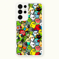 Everybirdy Pattern  -  Phone Case for Galaxy S21 Ultra