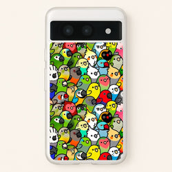 Everybirdy Pattern  -  Phone Case for Google Pixel 8a