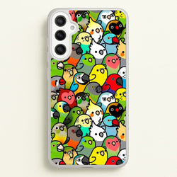 Everybirdy Pattern  -  Phone Case for Galaxy A36