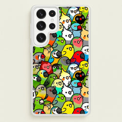 Everybirdy Pattern  -  Phone Case for Galaxy S22 Ultra