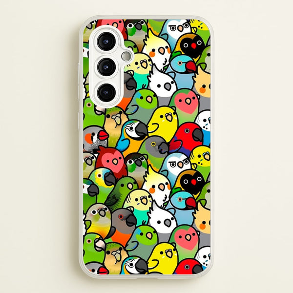 Everybirdy Pattern  -  Phone Case for Galaxy A54