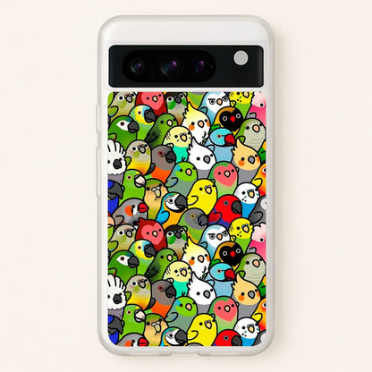 Everybirdy Pattern  -  Phone Case for Google Pixel 8 Pro