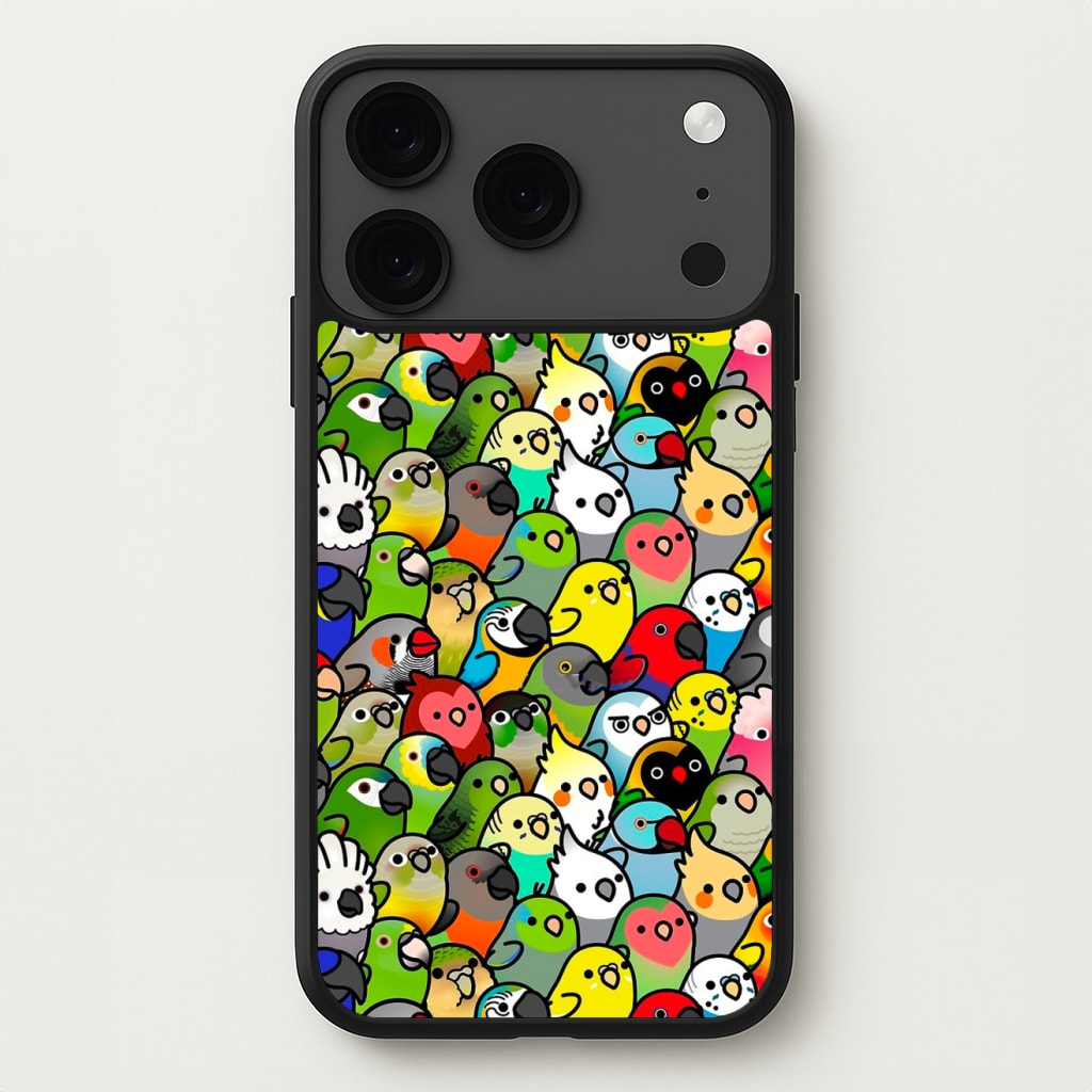 Everybirdy Pattern Phone Case for iPhone 17 Pro Max