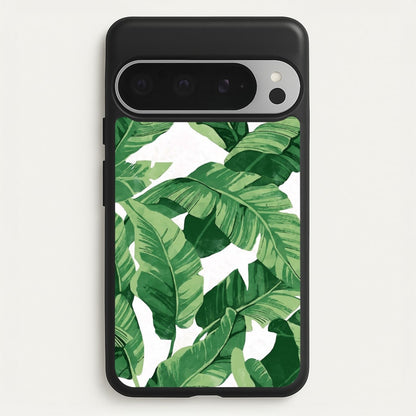 Tropical Banana Leaf Pattern  -  Phone Case for Google Pixel 9 Pro XL