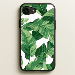 Tropical Banana Leaf Pattern  -  Phone Case for iPhone 16e