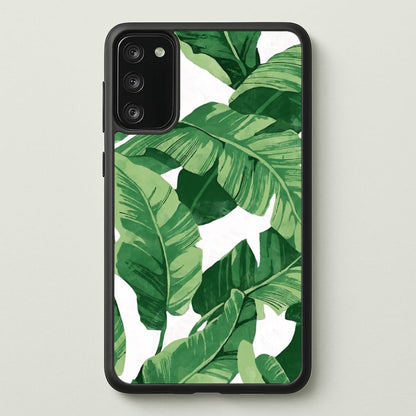 Tropical Banana Leaf Pattern  -  Phone Case for Galaxy S20FE