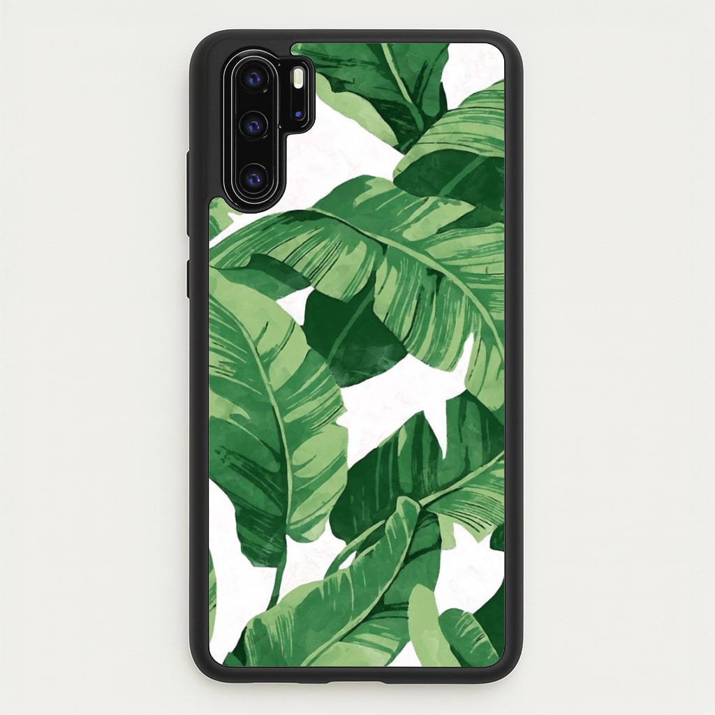 Tropical Banana Leaf Pattern  -  Phone Case for Huawei P30 Pro