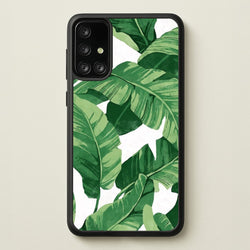 Tropical Banana Leaf Pattern  -  Phone Case for Galaxy A71