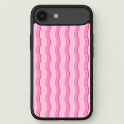 Pink Wavy Stripes Pattern Phone Case for iPhone 17 Air