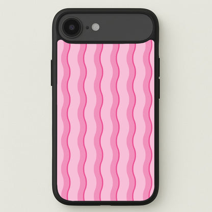 Pink Wavy Stripes Pattern Phone Case for iPhone 17 Air