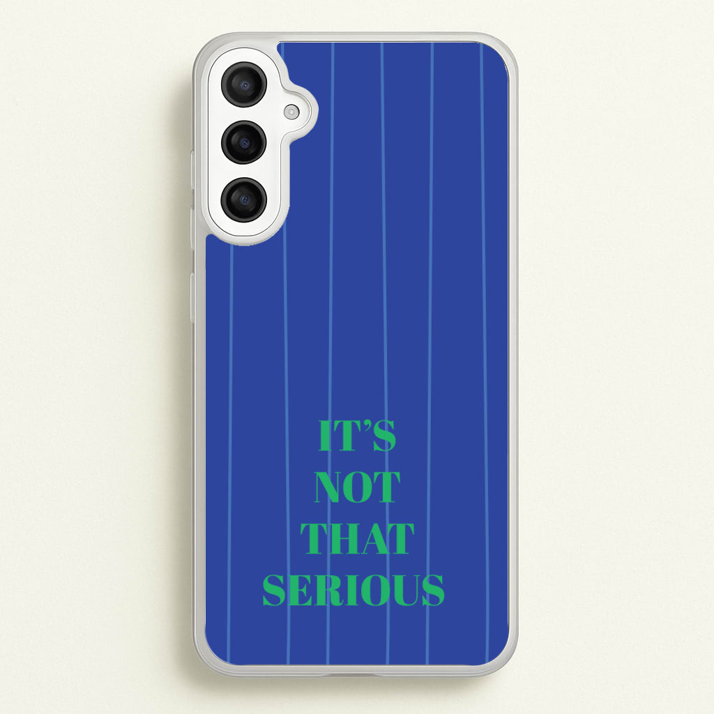 It's Not That Serious Stripes  - Patterns Phone Case for Galaxy A34