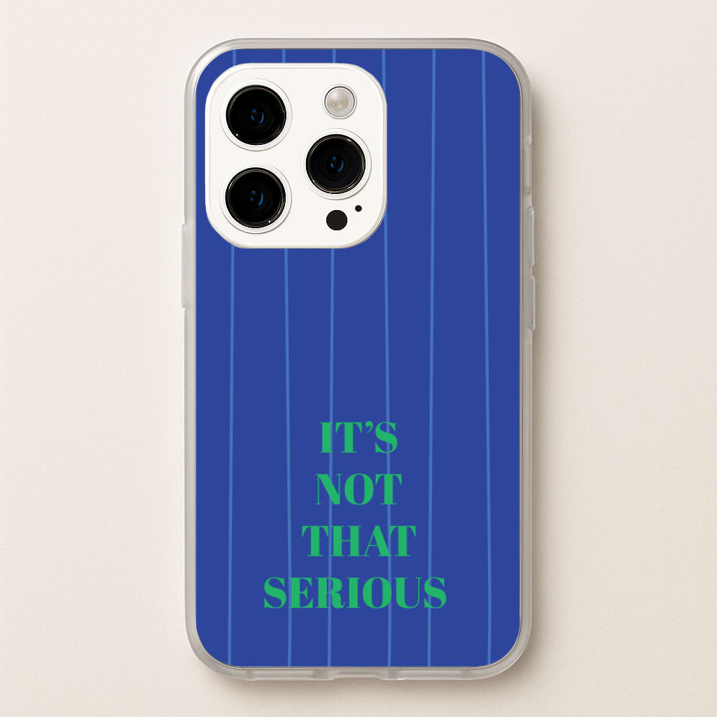It's Not That Serious Stripes  - Patterns Phone Case for iPhone 15 Pro Max