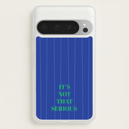 It's Not That Serious Stripes  - Patterns Phone Case for Google Pixel 9 Pro XL