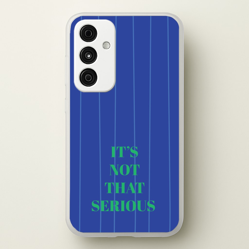It's Not That Serious Stripes  - Patterns Phone Case for Galaxy A55