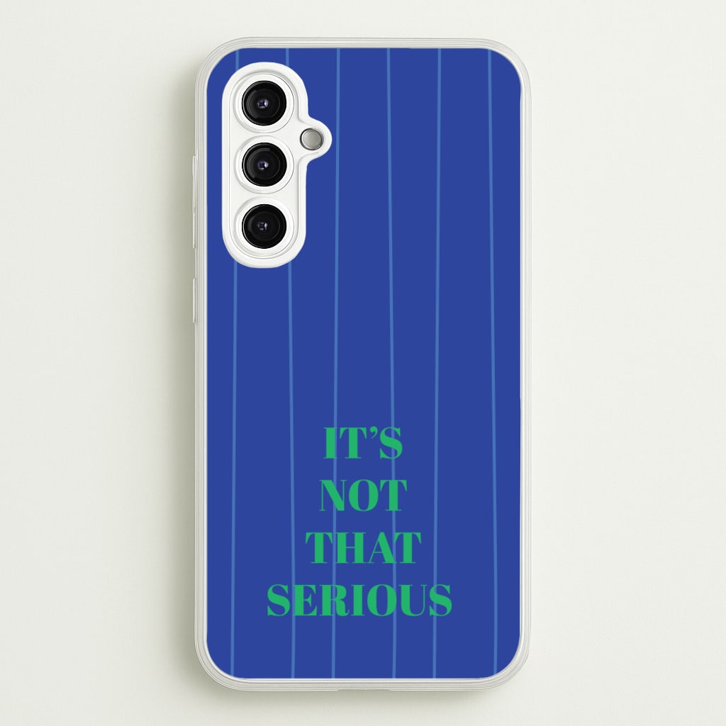 It's Not That Serious Stripes  - Patterns Phone Case for Galaxy A14