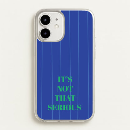 It's Not That Serious Stripes  - Patterns Phone Case for iPhone 12 Mini