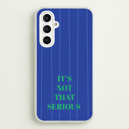 It's Not That Serious Stripes  - Patterns Phone Case for Galaxy A16