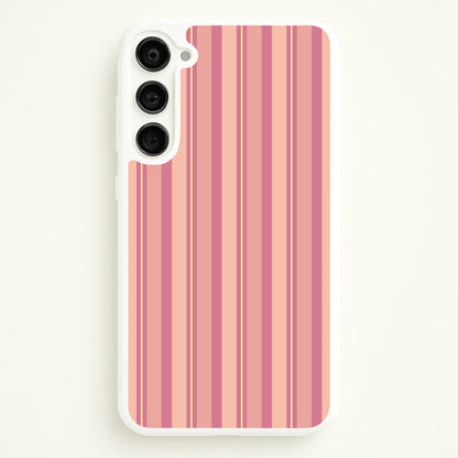 Pink And Yellow Stripes  - Patterns Phone Case for Galaxy S23