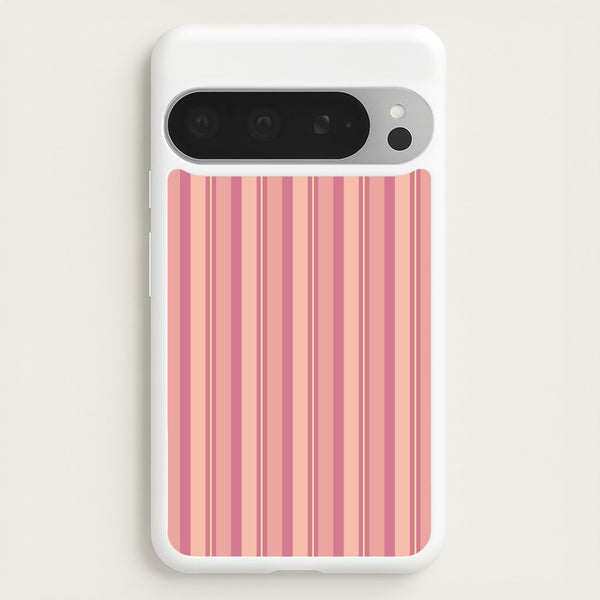 Pink And Yellow Stripes  - Patterns Phone Case for Google Pixel 9 Pro XL