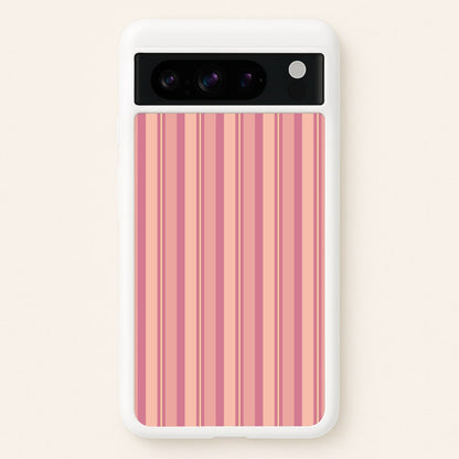 Pink And Yellow Stripes  - Patterns Phone Case for Google Pixel 8 Pro