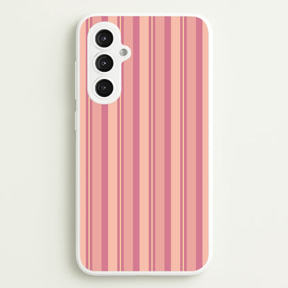 Pink And Yellow Stripes  - Patterns Phone Case for Galaxy S23FE