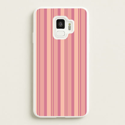 Pink And Yellow Stripes  - Patterns Phone Case for Galaxy S9